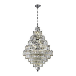 Elegant Lighting - Elegant Lighting 2038D32C/EC Chandelier Maxim - Ceiling Lighting
