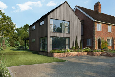 Modernist extension within the countrisde