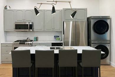 Transitional kitchen photo in Other