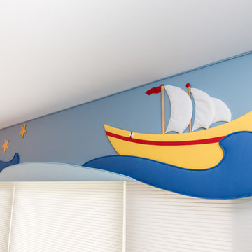 Nautical Themed Window Treatment, Burr Ridge IL