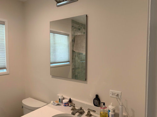 Install Bathroom Mirrors To Be Flush, How To Install A Recessed Medicine Cabinet In The Wall