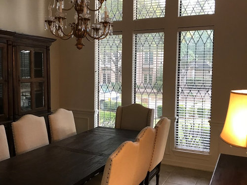 Window treatments for TALL windows