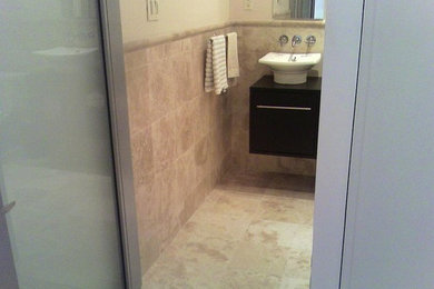 Bathroom - modern bathroom idea in Cedar Rapids