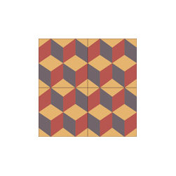 "Harlequin" 8x8 Encaustic Cement Tiles - Wall And Floor Tile