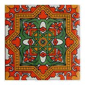 6x6 4 pcs Galicia Talavera Mexican Tile
