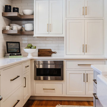 Bright New Kitchen, Dining + Living Room