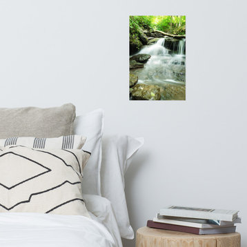 Pixley Falls 2 Landscape Photo, Waterfall Unframed Wall Art Print, 12" X 18"