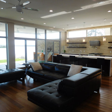 Open Concept Great Room with Window Wall
