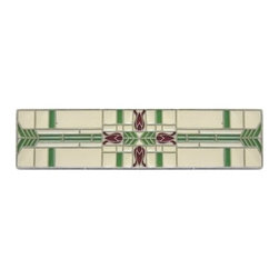Inviting Home Inc. - Prairie Tulip, Antique-Style Pewter With Spring Green-Berry-Cream Enamel - Cabinet And Drawer Handle Pulls