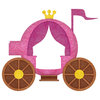 Carriage Wall Sticker, Left-Facing