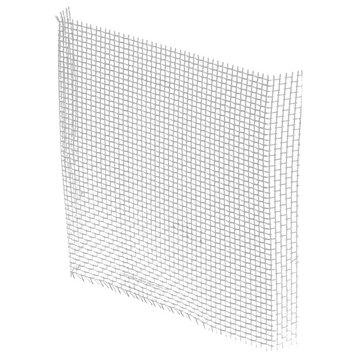 Aluminum Window Screen Patch Kit, Silver, 3"x3", 5Pack
