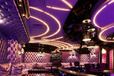 PIXLUM LED Sternenhimmel als ambiente Beleuchtung in einem Nachtclub