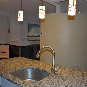Washington, D.C. Row House Open with Featured TV Round Wall