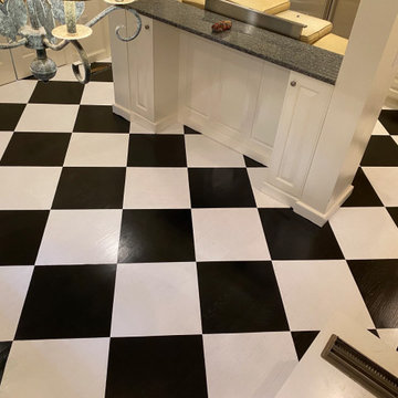 Checkered Kitchen Floors