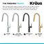 Oletto Pull-Down 1-Handle 1-Hole Kitchen Faucet, 2-Function, Chrome