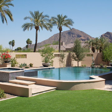 Paradise Valley Negative Edge Pool and Spa