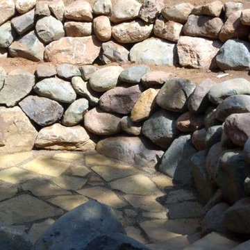 Natural Rock Retaining Walls