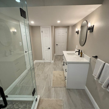 Dianne & Steven's Basement Bathroom (From Scratch)