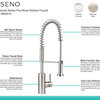 Miseno MK281A Professional Series Pre-Rinse Kitchen Faucet - Flat Black