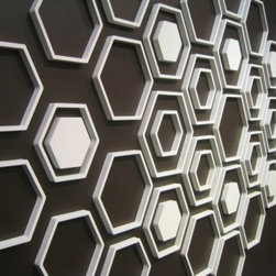 Wallter Hex Wall Applications (Set of 8) - Wall Decals