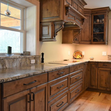 Rustic Knotty Alder Kitchen