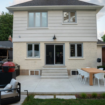 Modern Concrete Front & Backyard Transformation