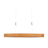 Natural oak - LED pendant light Malu, made of wood
