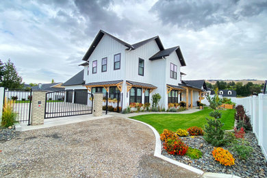 Cottage exterior home idea in Other