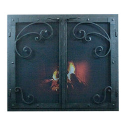 Custom Fireplace Door - Indoor Fireplaces