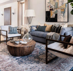 What size rug for long narrow room with sectional?
