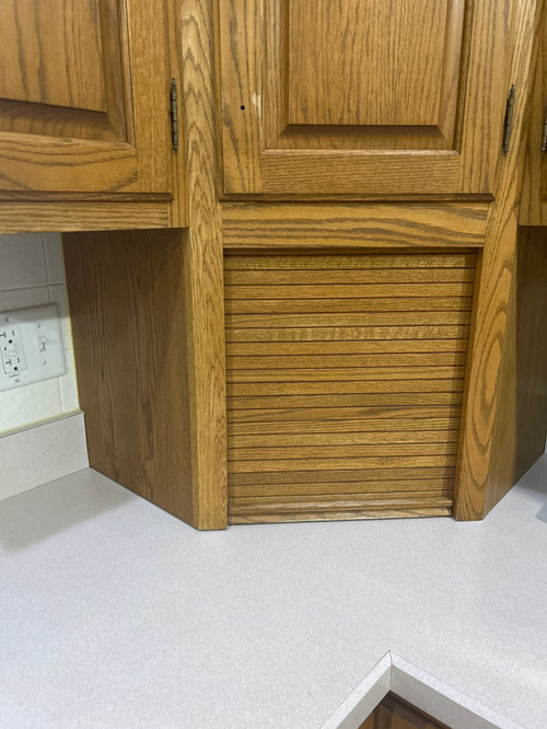 How to replace countertop when sits on it