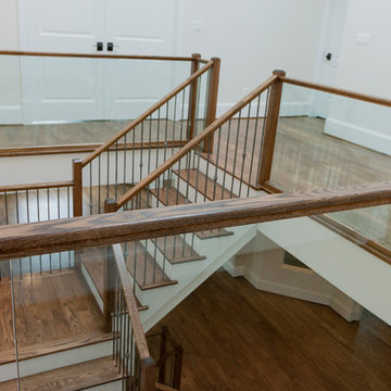 Project #44 | Contemporary Staircase with Skylit Stairwell