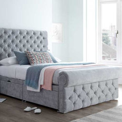 Love Sleep Palermo Sleigh  Divan / Ottoman Bed - Bedroom Products