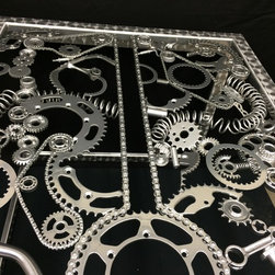 Steampunk office desk - Desks And Hutches