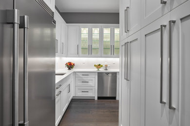Trendy kitchen photo in Edmonton