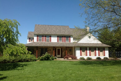 Inspiration for a timeless exterior home remodel in Philadelphia