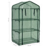 vidaXL Greenhouse Grow House Green House for Outdoor Plant Growing 3-Tier