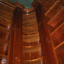 My WORK: Custom Library, Woodwork