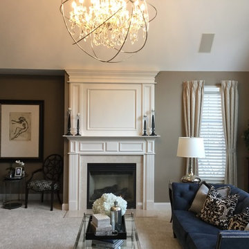Lights, Camera & Glamorous Family Room