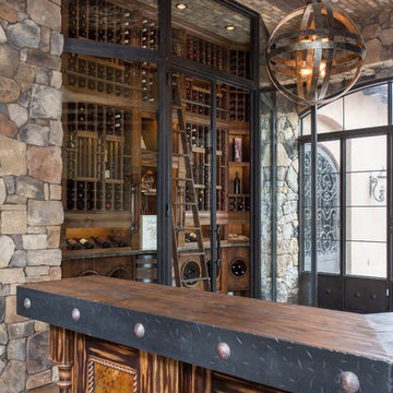 Traditional Bar with Wine Cellar