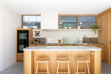 Design ideas for a contemporary kitchen in Sydney.