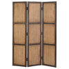 Zimlay Traditional Rectangular Wooden Three-Panel Screen Divider 69157