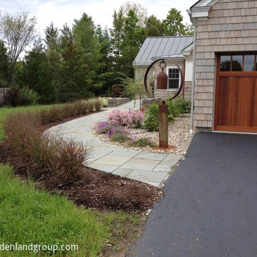 artful front entry path