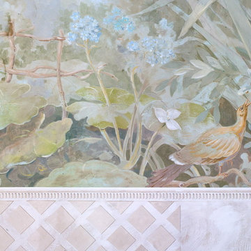 Getty Residence Courtyard