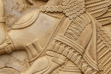 Bas relief - Assyrian god Nisroch