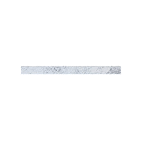 48" Backsplash, Carrara White