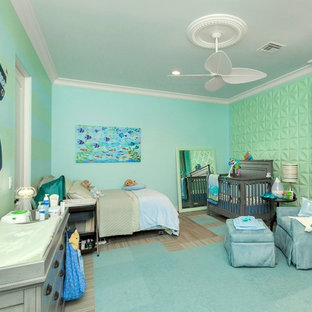 75 Beautiful Turquoise Kids' Room Pictures & Ideas | Houzz