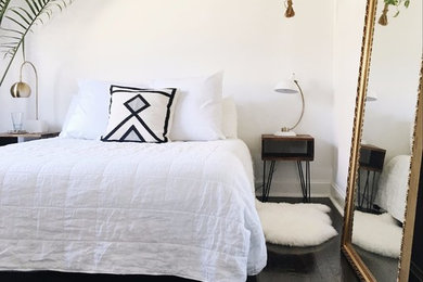 Example of a bedroom design in Other