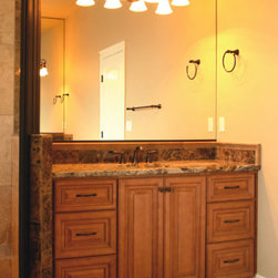 Coffee Glaze Vanity Cabinets - Kitchen Cabinetry