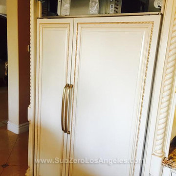 Sub -Zero refrigerator BI-48, serviced and decorative panels added